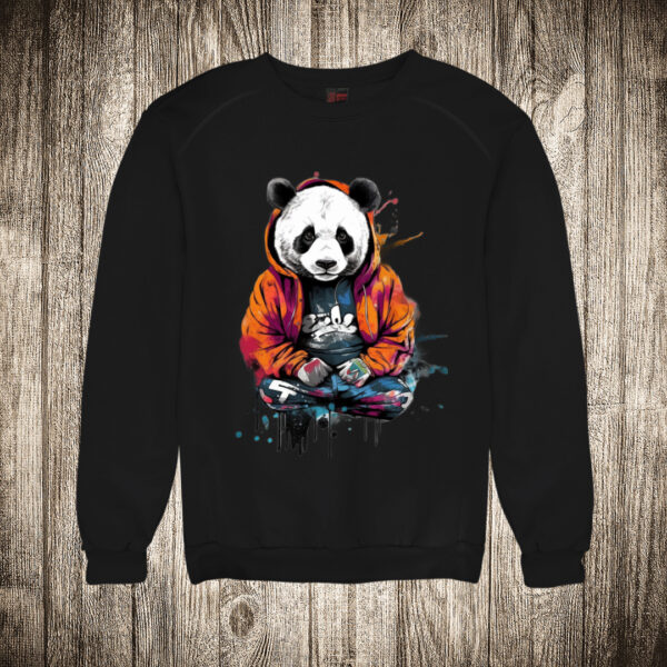 duks bez kapuljace boja crna slika urban panda 8