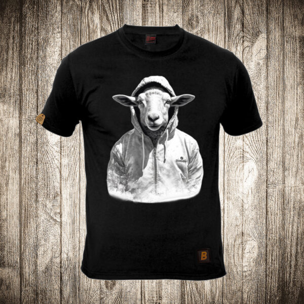 muska majica boja crna slika urbana ovca 22