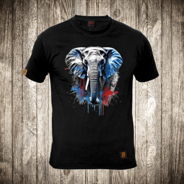 muska majica boja crna slika urbani slon 6