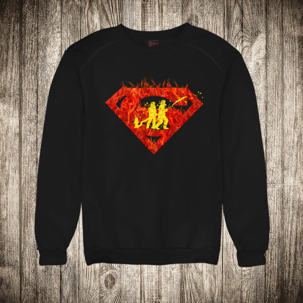 duks bez kapuljace boja crna slika vatrogasac supermen