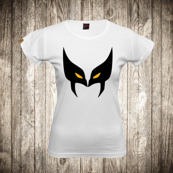zenska majica boja bela slika vulverin wolverine kontura
