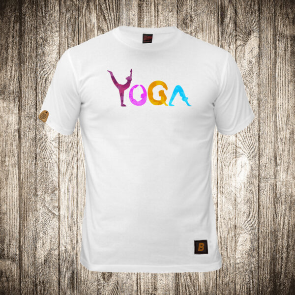 decija majica boja bela slika yoga joga
