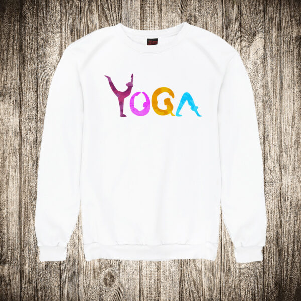 duks bez kapuljace boja bela slika yoga joga