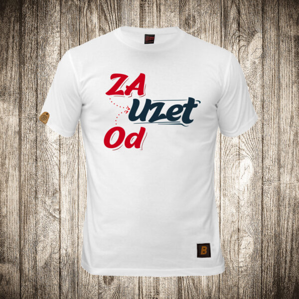 muska majica boja bela slika za ili od uzet