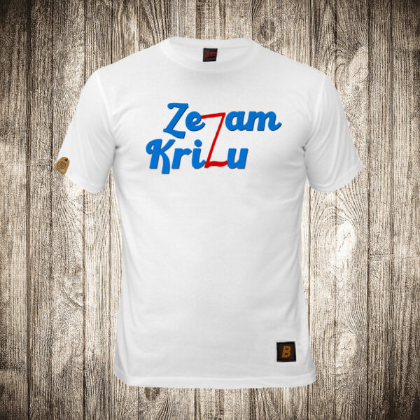 muska majica boja bela slika zezam krizu