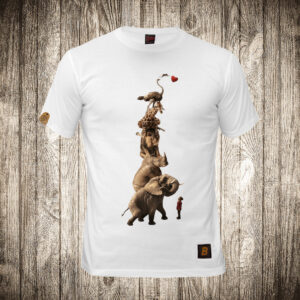 Životinje i dečak - Žirafa, Slon...