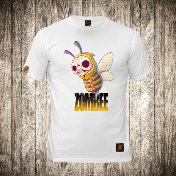 decija majica boja bela slika zombee pcela